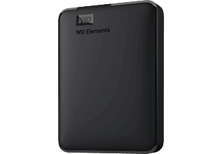 WESTERN DIGITAL Elements Portable - Festplatte (HDD, 3 TB, Schwarz)